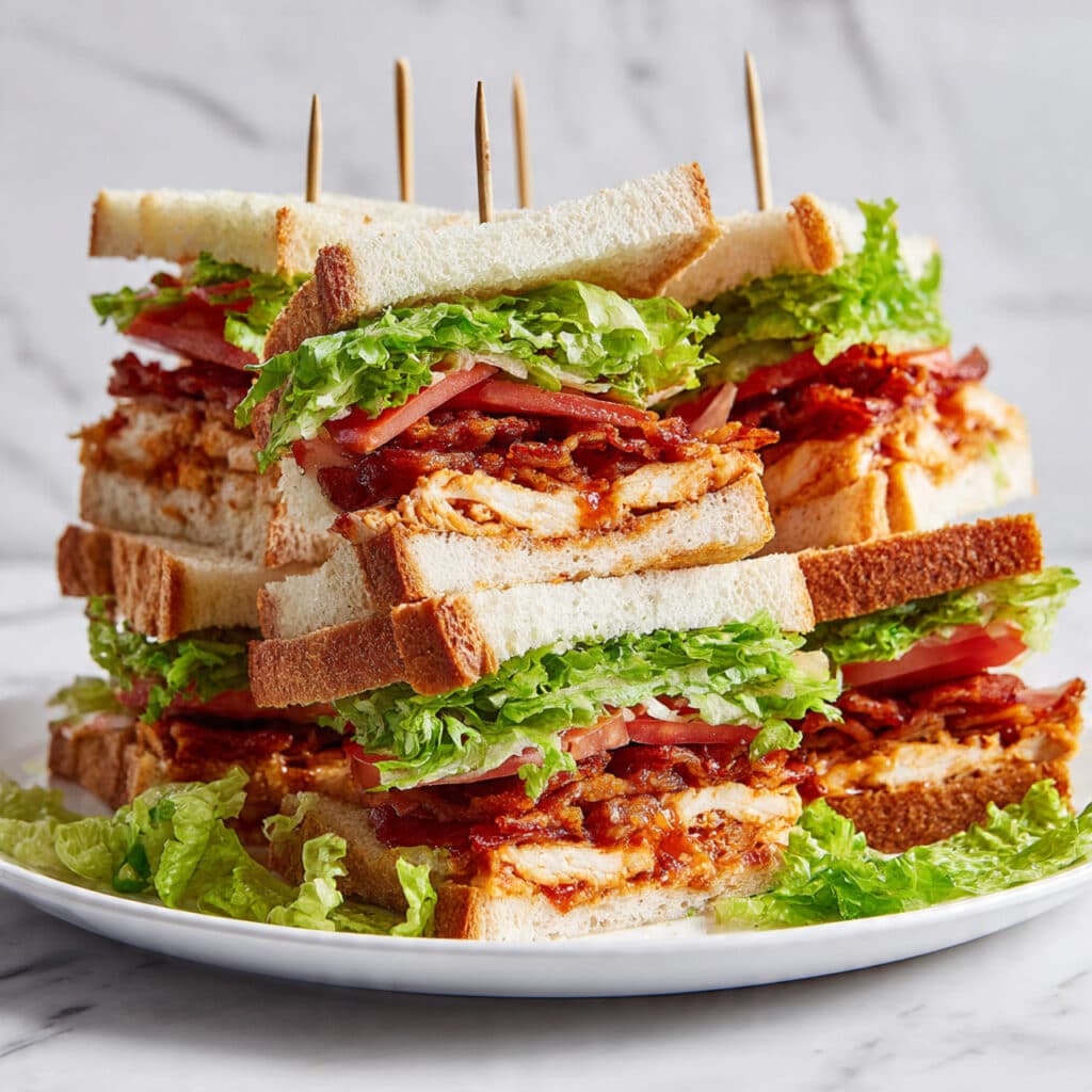 Chicken Tikka Club Sandwiches Recipe