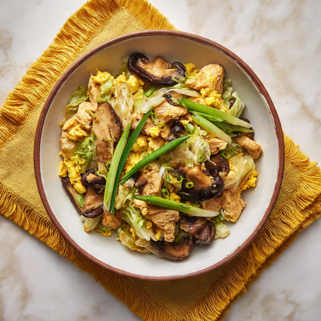 Moo Shu Chicken Bowls Recipe