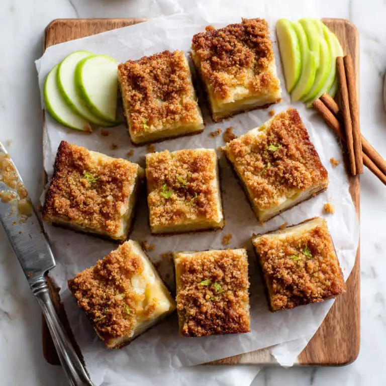 Apple Crumble Bars with Salted Caramel Sauce and Ice Cream Recipe