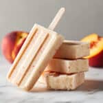 Creamy Peach Popsicles Recipe