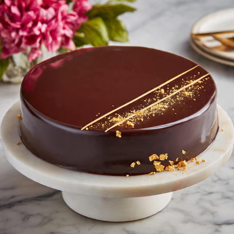 Chocolate Mirror Glaze for a Decadent Chocolate Cake Recipe