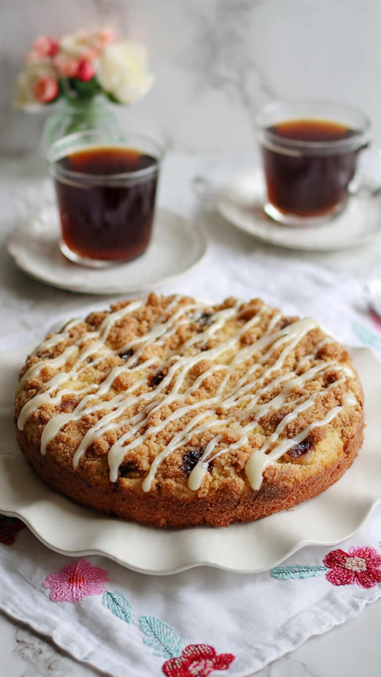 Blueberry Sour Cream Coffee Cake Recipe