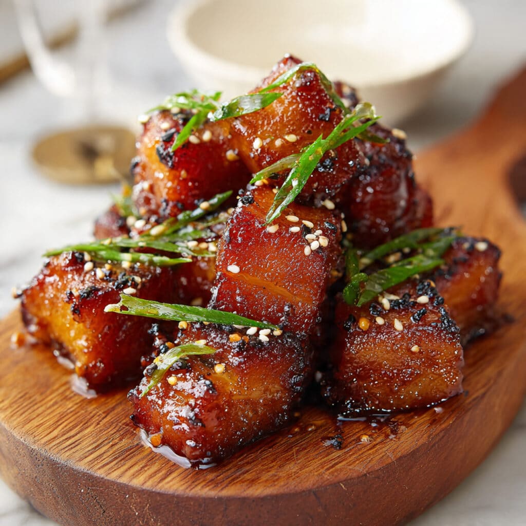 Easy Air Fryer Salmon Bites with Teriyaki Glaze Recipe