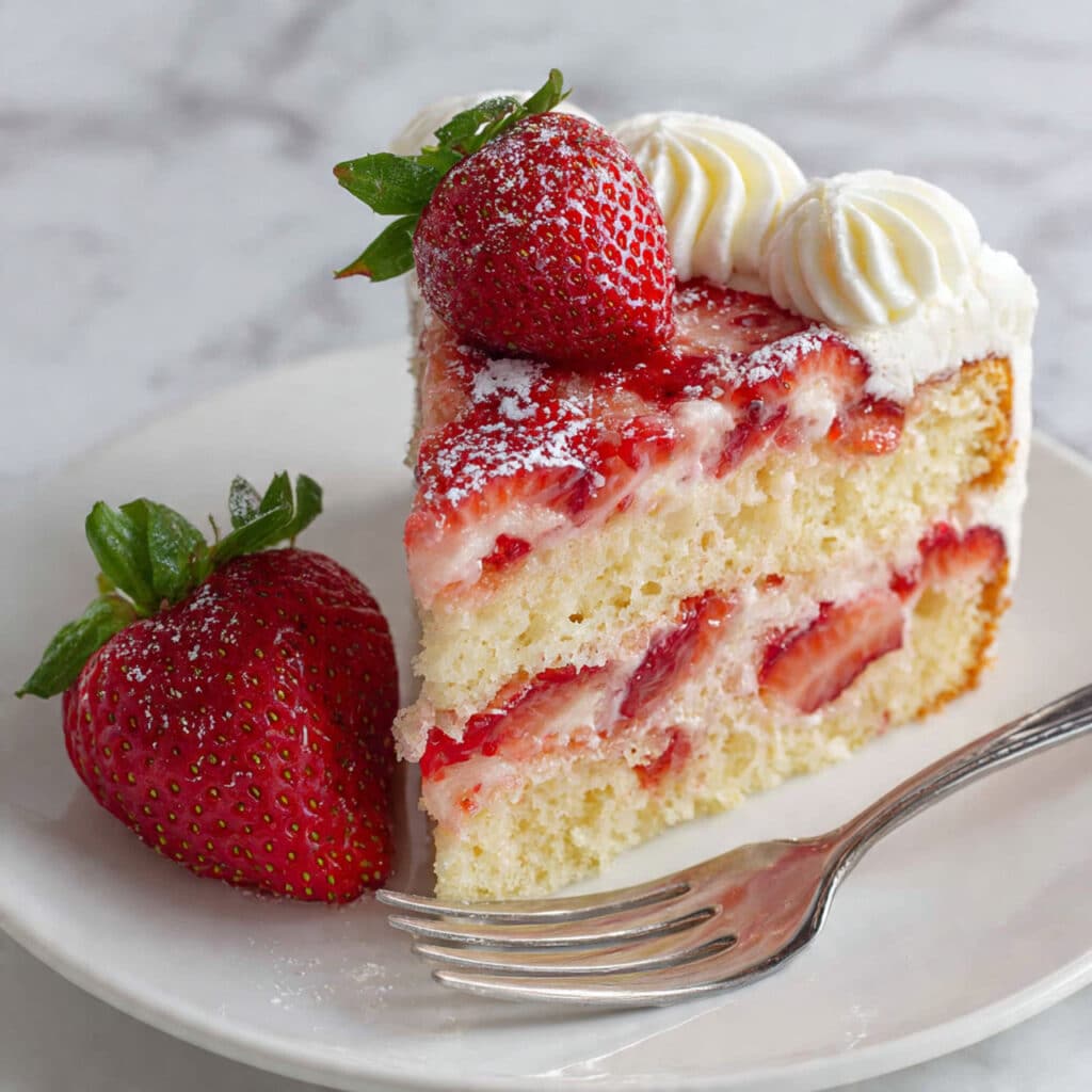 Strawberry Cake (Really Easy Recipe) Recipe