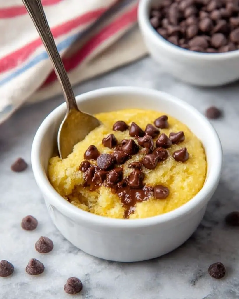 Keto Chocolate Chip Mug Cookie Recipe