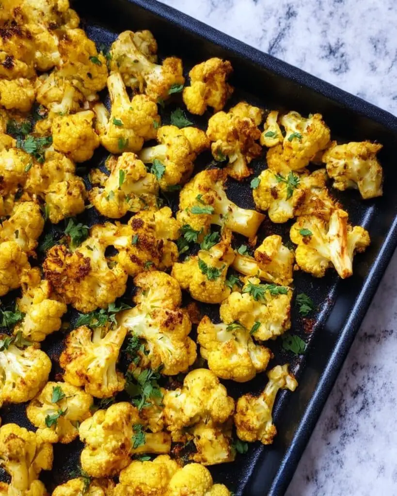 Turmeric Roasted Cauliflower Recipe