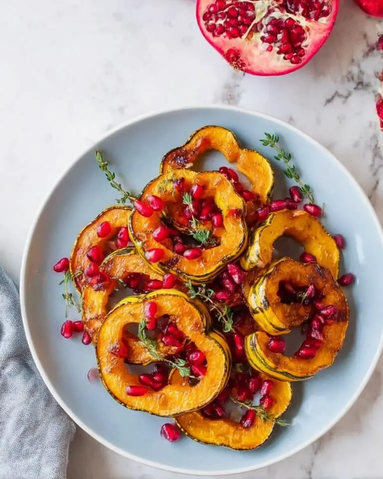Maple Cinnamon Roasted Delicata Squash Recipe