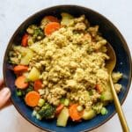 Turmeric Ginger Ground Turkey Bowls Recipe