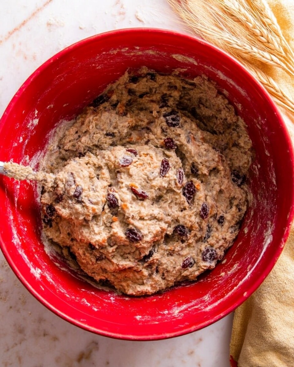 Two cupcakes sit on a small round white plate with white cupcake liners. Each cupcake has a light brown base topped with a thick layer of white whipped cream and sprinkled with chopped pecans. Around the plate, there is a gray cloth at the bottom right corner and more cupcakes in the background on a wooden board, all placed on a white marbled surface. A woman's hand with a spoon is visible near the board, and a small wooden bowl is in the background. Photo taken with an iphone --ar 4:5 --v 7