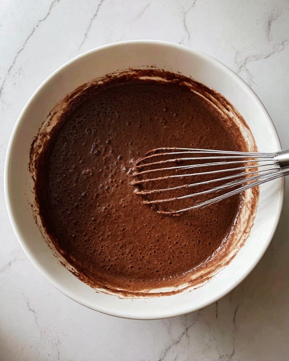 Two small clear glass jars sit on a white marbled surface, each filled with a brown, smooth chocolate pudding layer at the bottom. On top of the chocolate layer is a dollop of white whipped cream, soft and fluffy in texture, crowned with thin dark chocolate shavings scattered gently. Two silver spoons lie next to the jars, adding a simple touch to the scene. The photo captures a close and cozy feel, with soft natural light highlighting the creamy and rich textures. Photo taken with an iphone --ar 4:5 --v 7