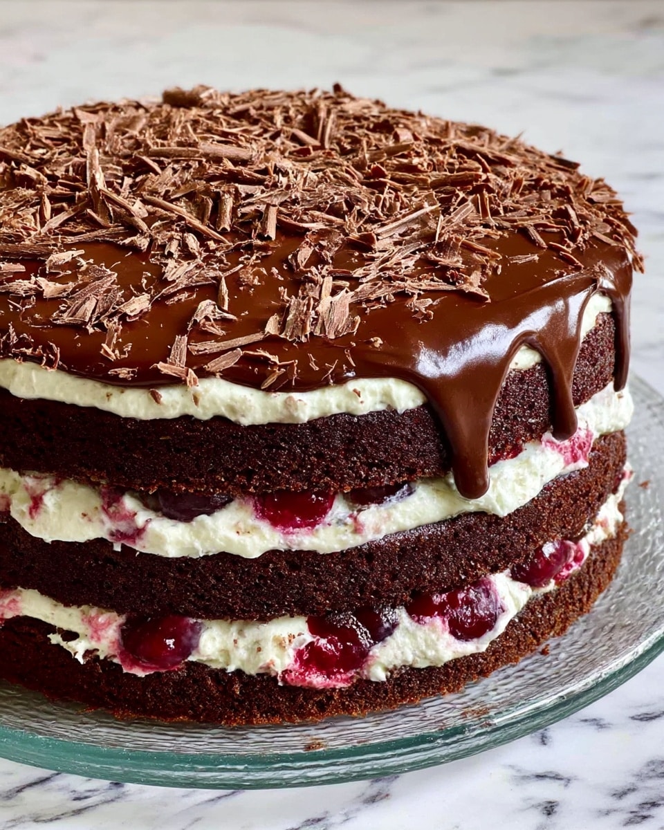 Black Forest Gateau Recipe: Decadent Chocolate Cherry Cake