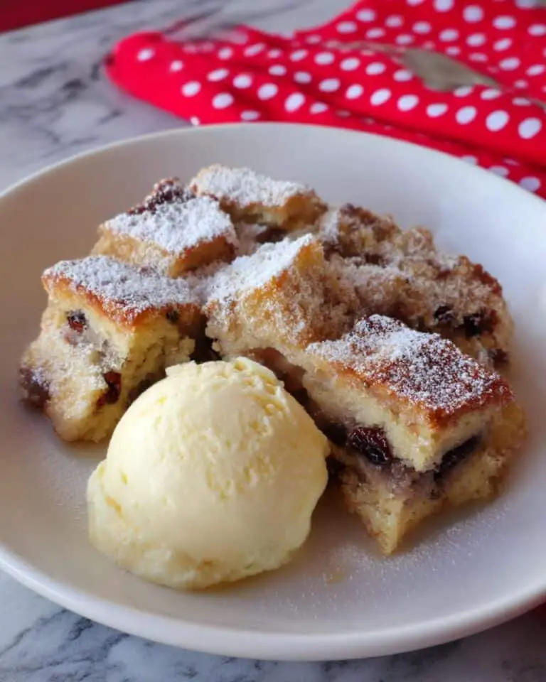 Hot Cross Bun Bread and Butter Pudding Recipe
