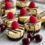 Mini Baked Cheesecakes with Oreo Crust and Fresh Berries Recipe