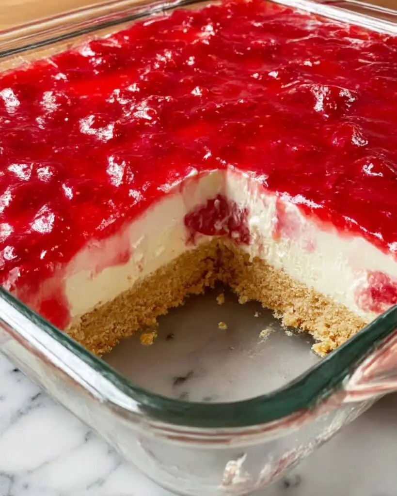Strawberry Tray Cheesecake Recipe