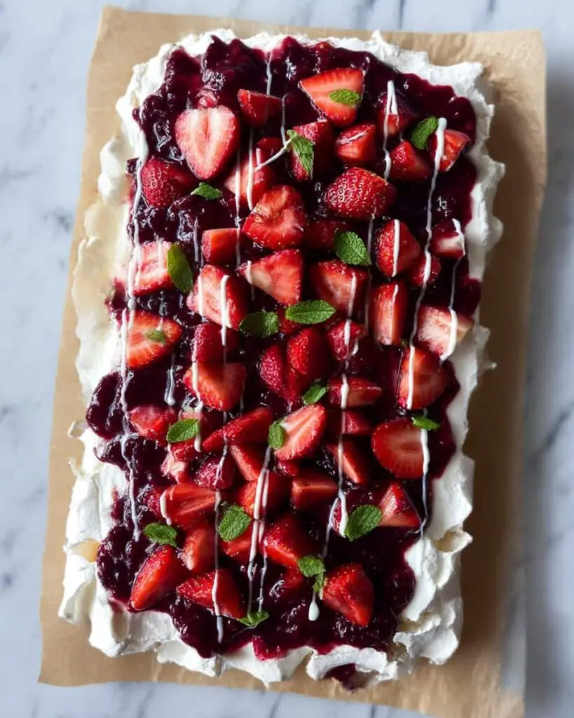 Super Sized Berry Pavlova Recipe