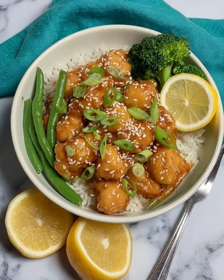 Crispy Lemon Chicken with Sticky Lemon Sauce and Sesame Seeds Recipe