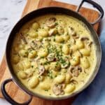 Mushroom Gnocchi with Sundried Tomatoes and Parmesan Recipe