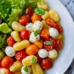 Sheet Pan Gnocchi with Cherry Tomatoes and Mozzarella (30 Minute Dinner) Recipe
