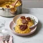 Brown Butter Scallops with Butternut Squash Risotto Recipe