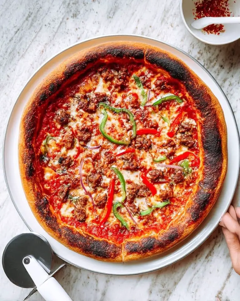 Tandoori Chicken Pizza from Scratch Recipe