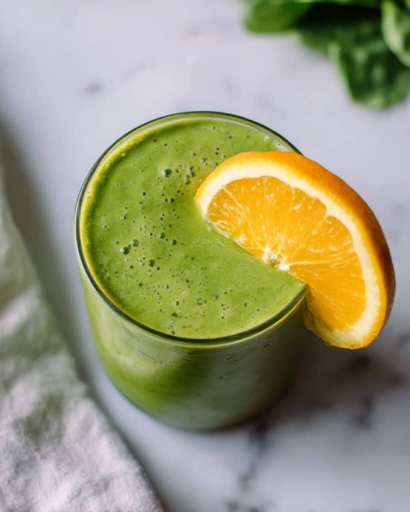 Iron-Boosting Orange Green Smoothie Recipe