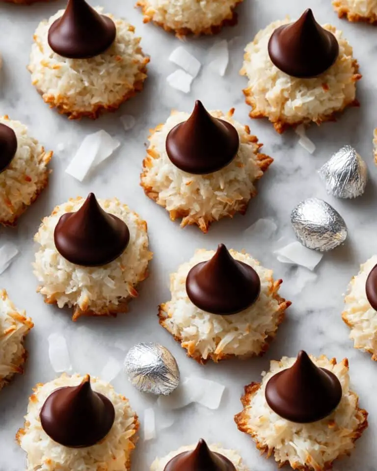 Coconut Blossom Cookies with Hershey Kisses Recipe