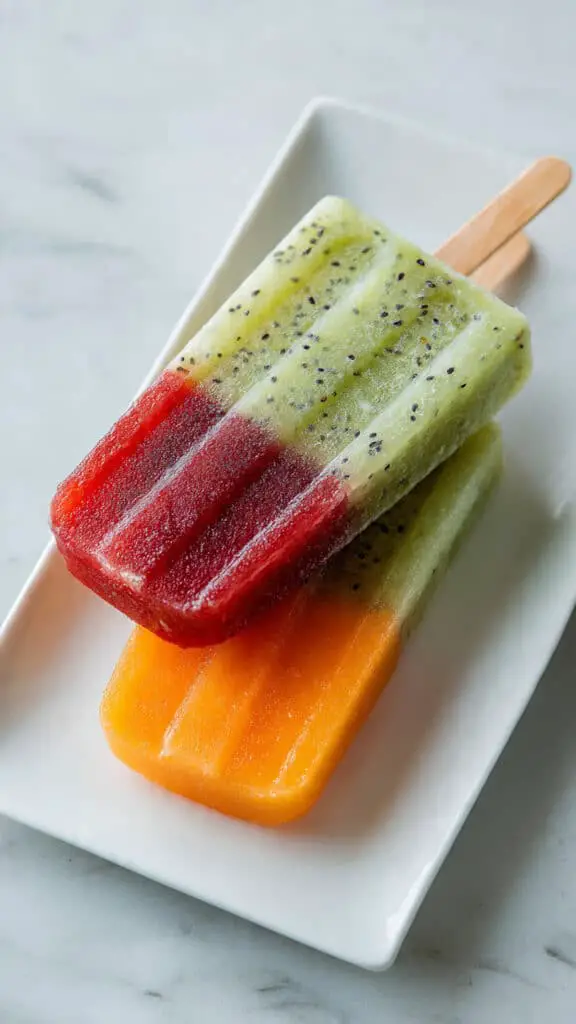 Mango Watermelon Kiwi Popsicle Recipe