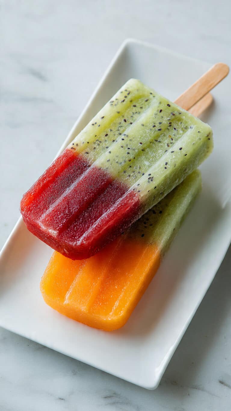 Mango Watermelon Kiwi Popsicle Recipe