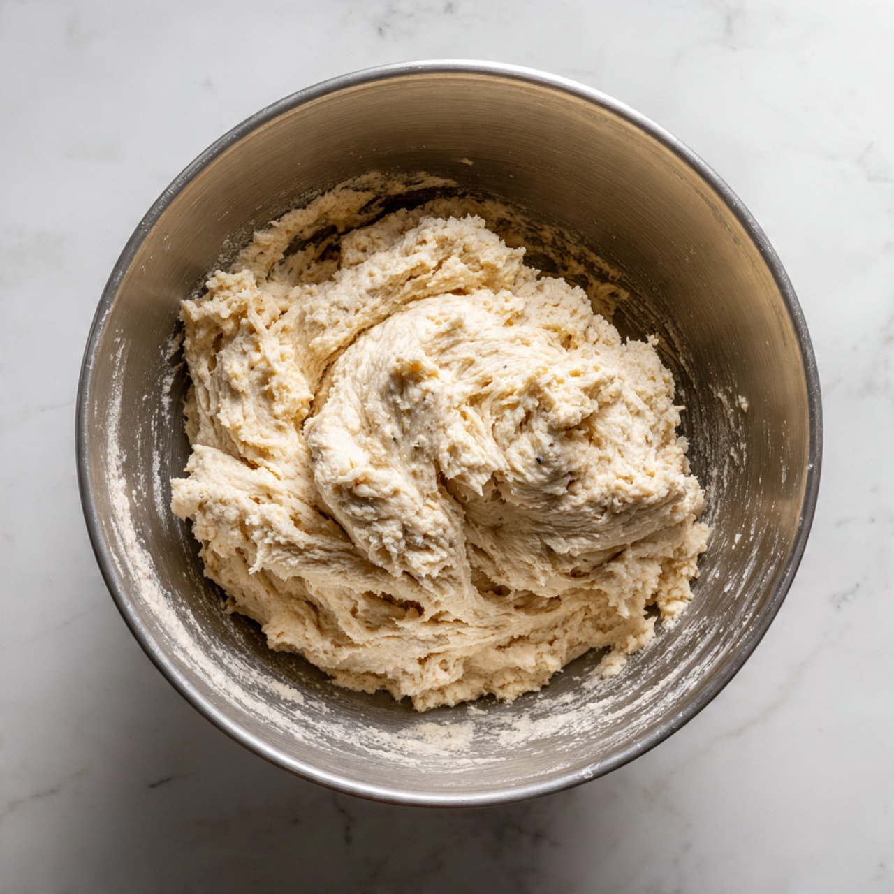 A close-up view of a white cup decorated with gold and black patterns, filled with light brown coffee. Next to the cup, on a white plate with a gold rim, there is a twisted, crispy pastry covered with white powdered sugar. The plate is set on a shiny gold surface, with a soft pink tulip flower blurred in the background. photo taken with an iphone --ar 4:5 --v 7