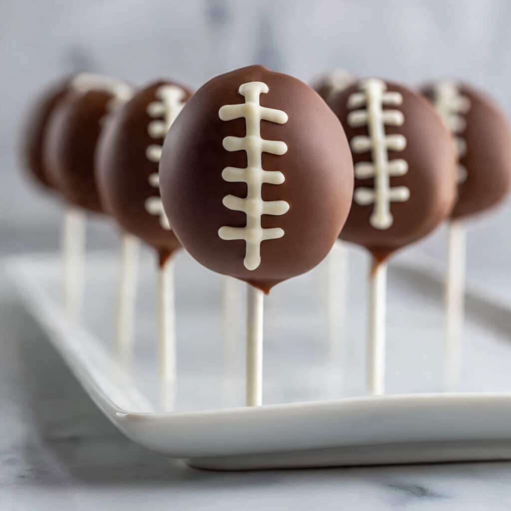Football Cake Pops Recipe