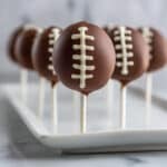 Football Cake Pops Recipe