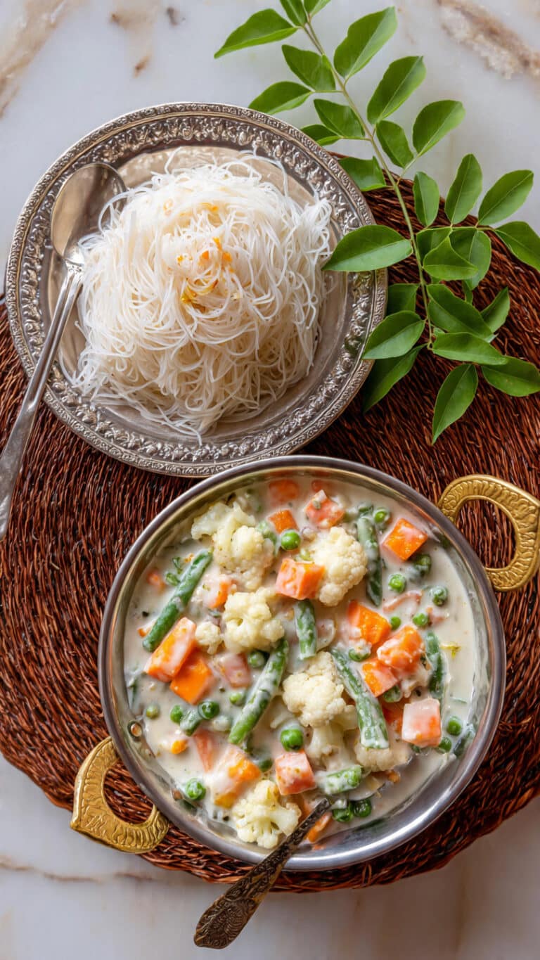 Kerala-Style Vegetable Stew with Coconut Milk Recipe