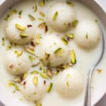 Soft 20-Minute Rasmalai with Milk Powder Recipe