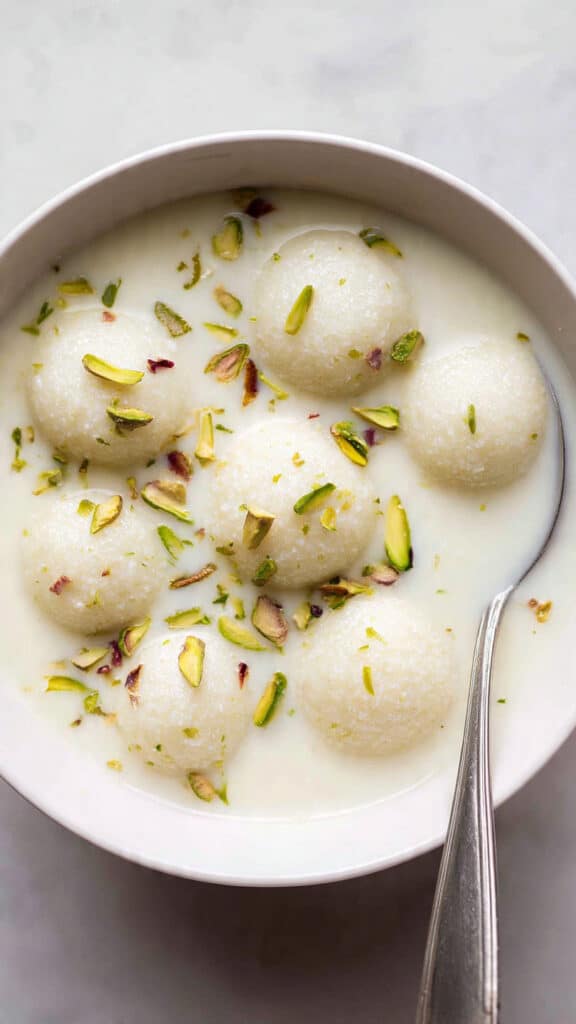 Soft 20-Minute Rasmalai with Milk Powder Recipe