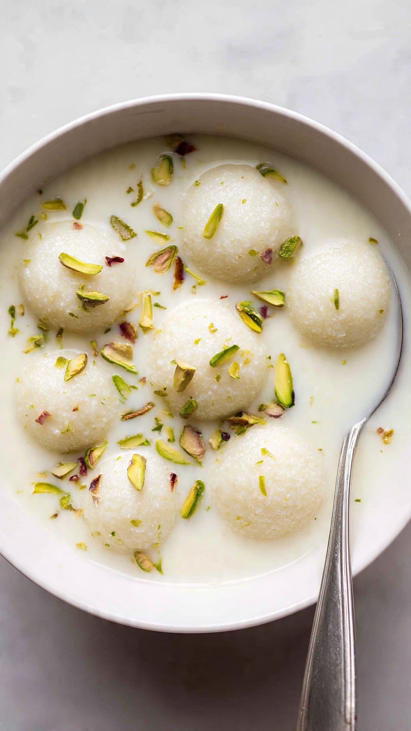 Soft 20-Minute Rasmalai with Milk Powder Recipe
