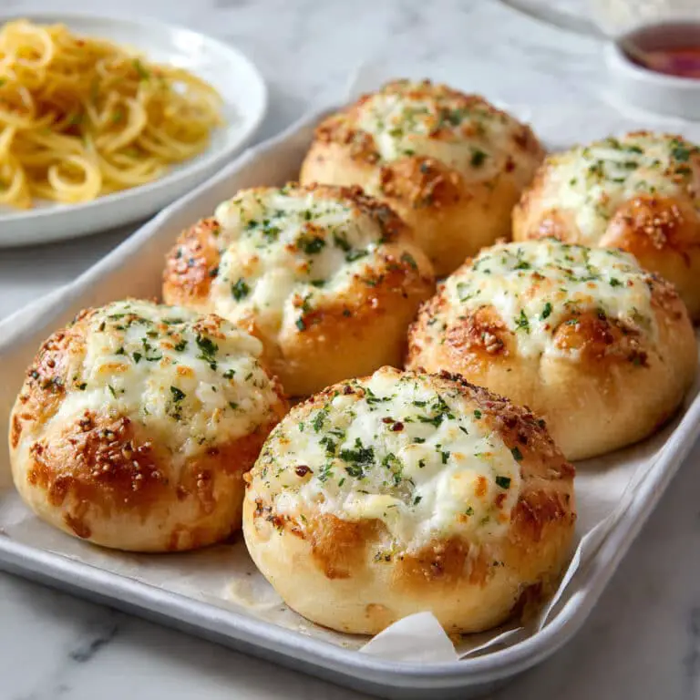 Cheesy Hawaiian Roll Garlic Bread Recipe