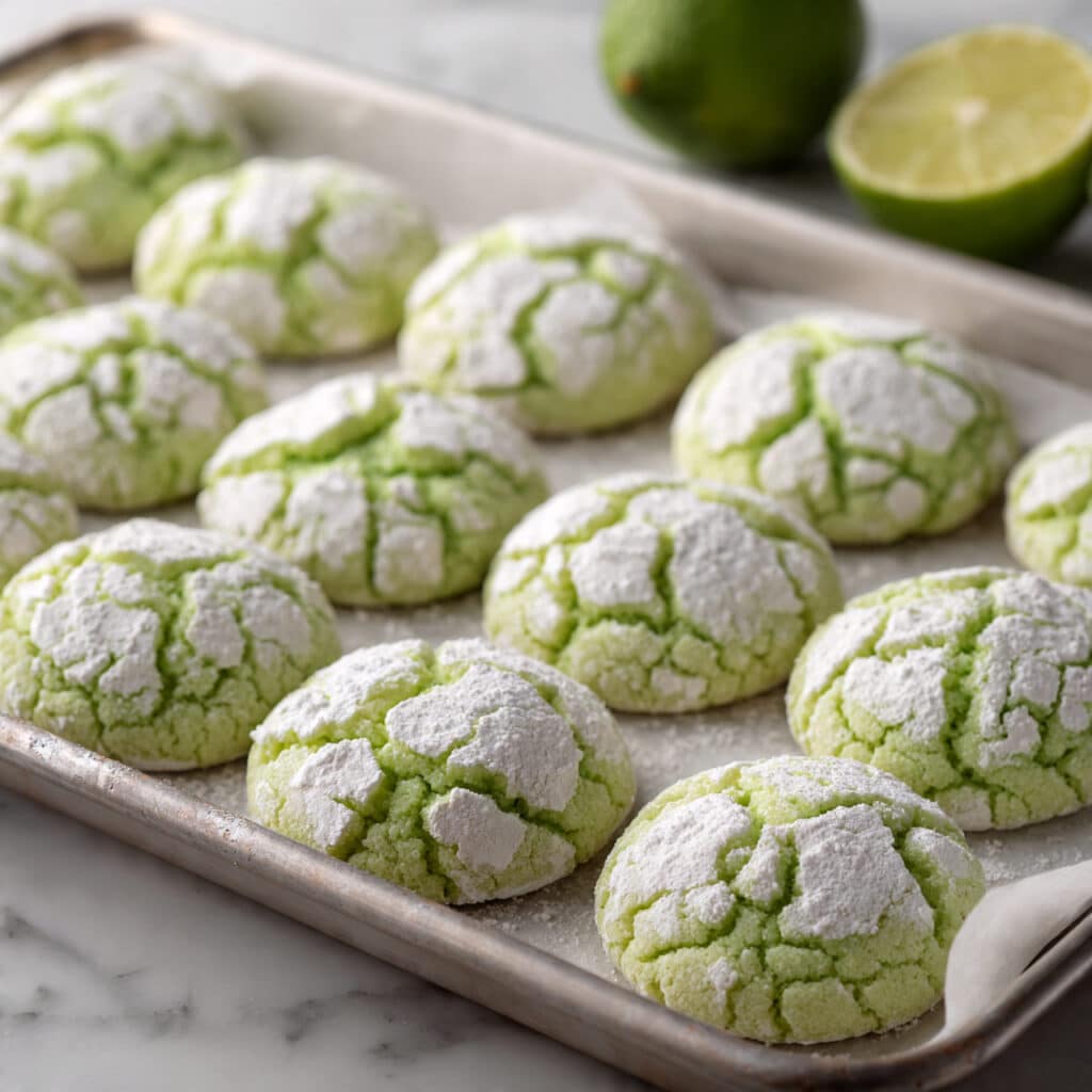 Lime Crackle Cookies Recipe