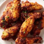 Dry Rub Chicken Wings with Crispy Baking Powder Coating Recipe