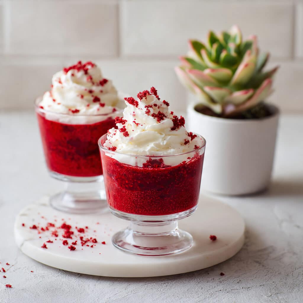 Red Velvet Mug Cakes Recipe