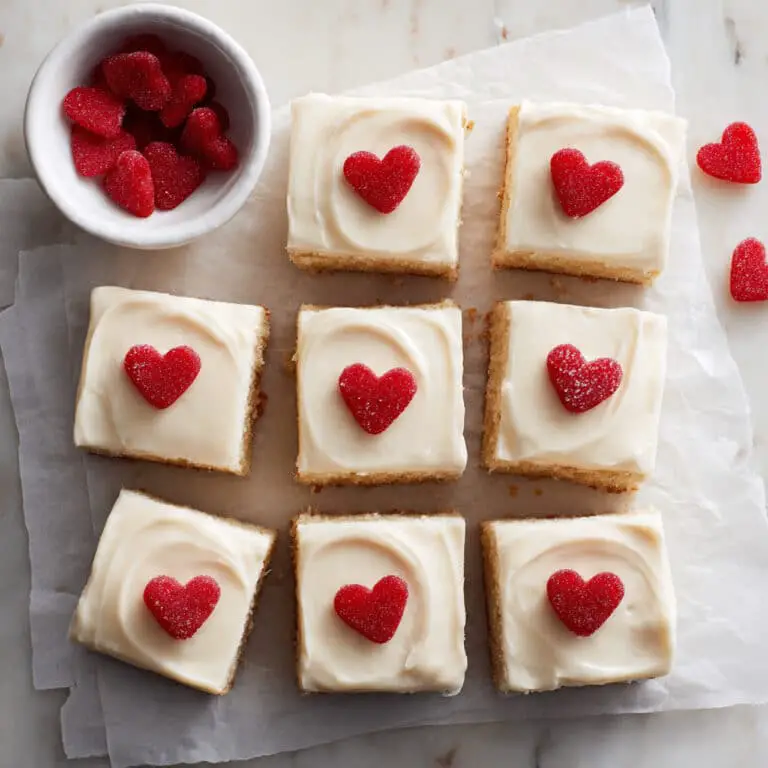 Sugar Cookie Bars with Cream Cheese Frosting and Candy Decorations Recipe