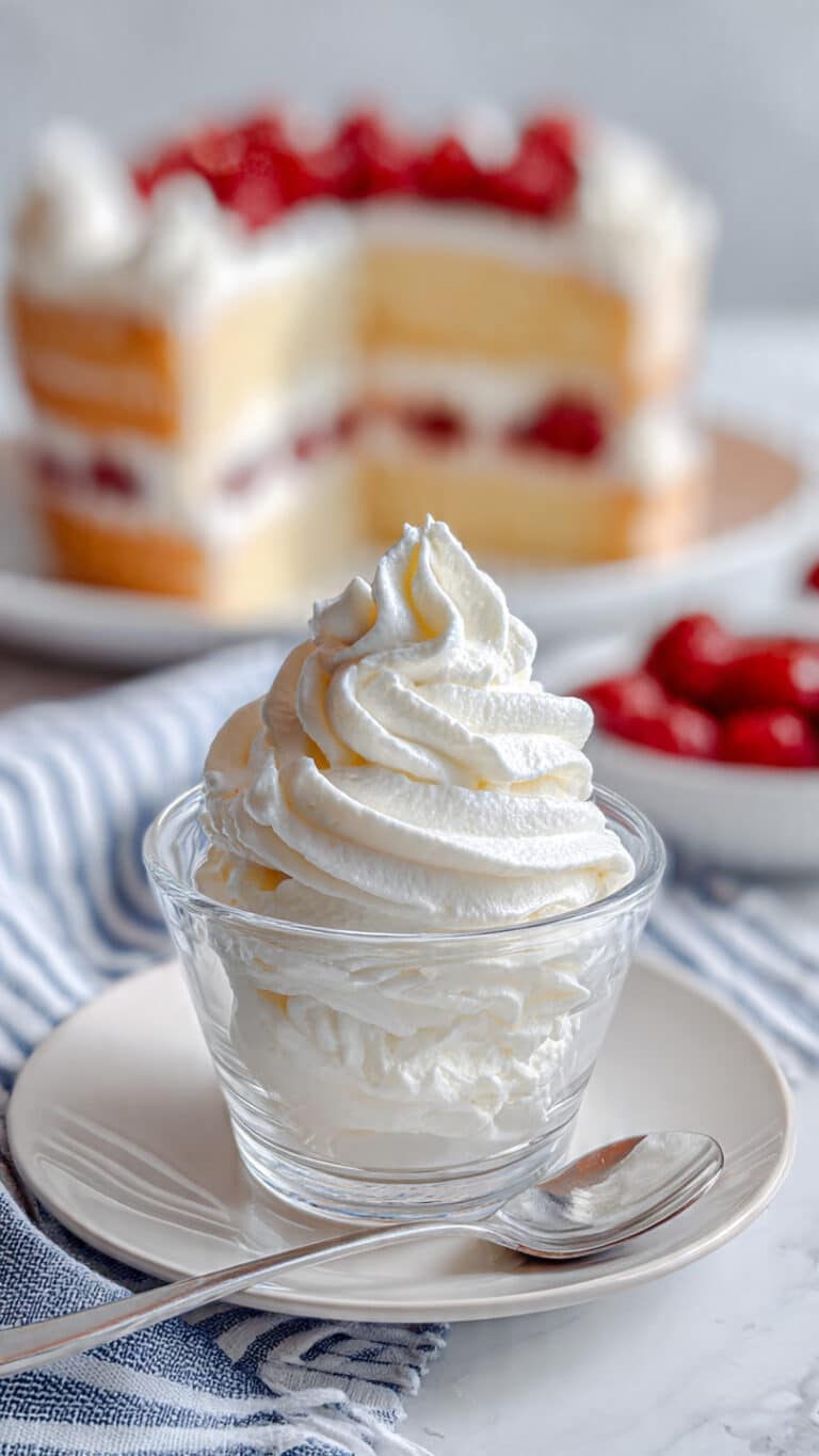 Stabilized Whipped Cream Recipe