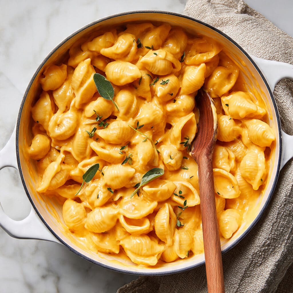 One Pot Stove-Top Pumpkin Mac and Cheese Recipe