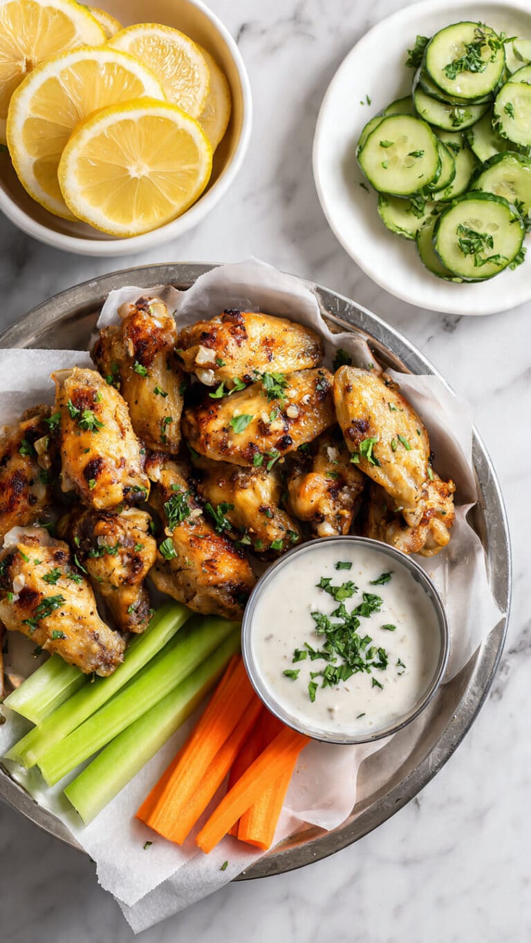 Garlic Butter Chicken Wings Recipe