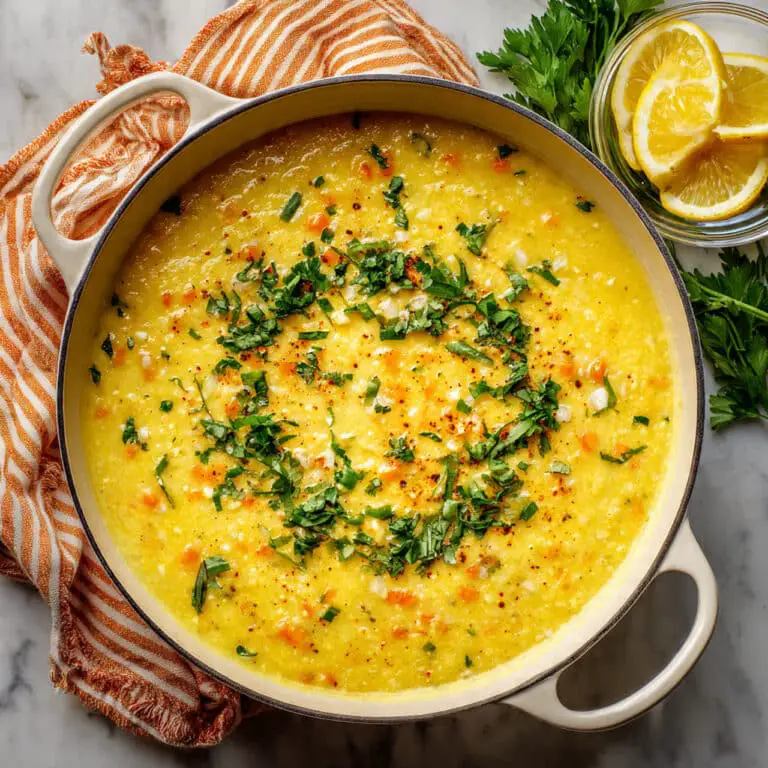 Lebanese Crushed Lentil Soup Recipe