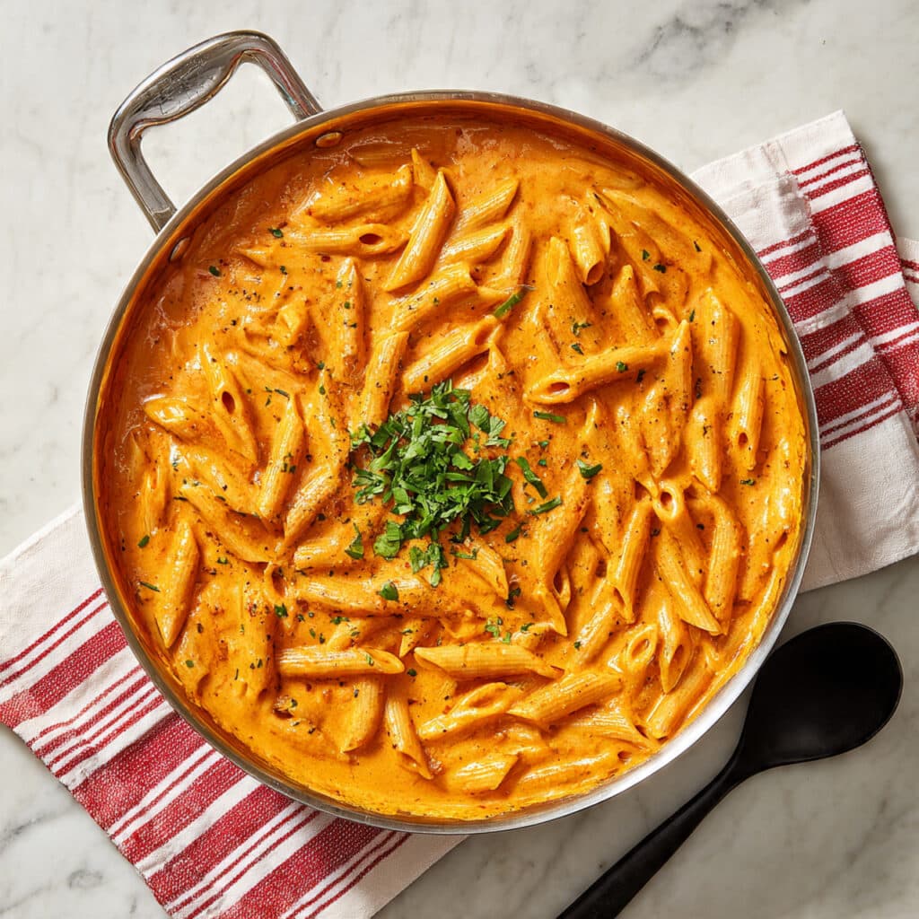Creamy Tomato Basil Pasta Recipe
