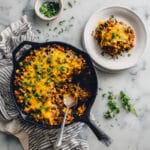 30-Minute Butternut Squash and Black Bean Enchilada Skillet Recipe