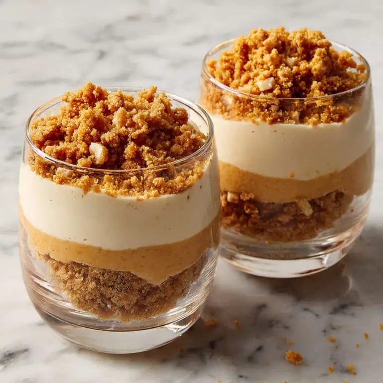 No Bake Vegan Banana Biscoff Pudding with Tofu Recipe