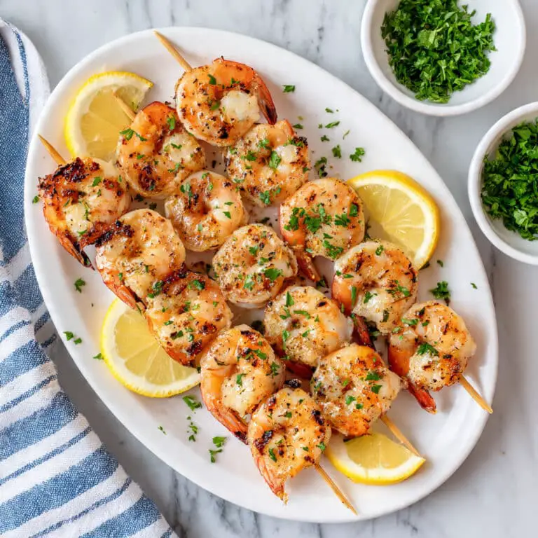 Grilled Lemon Herb Shrimp Recipe