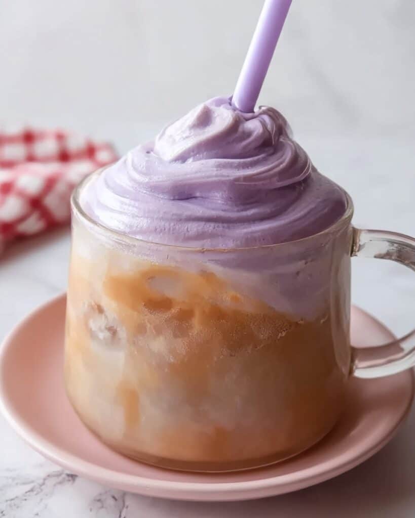 Ube Latte with Ube Cold Foam Recipe
