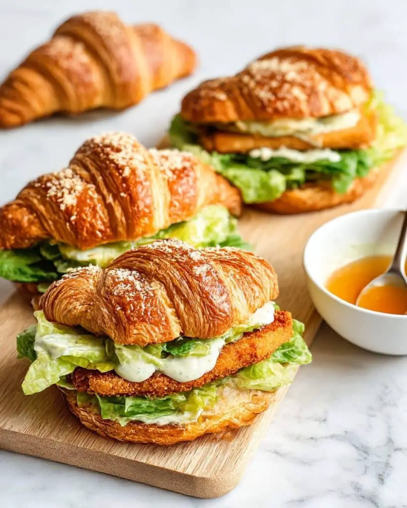 Crispy Chicken Croissant Sandwich Recipe